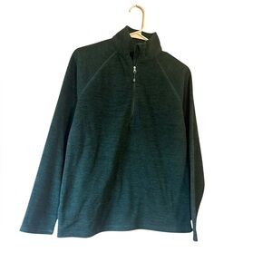 Eddie Bauer forest Green Half-Zip Sweater size medium